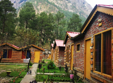 Brick And Wood Huts