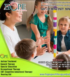 Hope Centre for Autism Treatment, Speech Therapy, Hearing Aid Centre for Kids & Children in Ludhiana Punjab https://www.hopespeechtherapyandautism.com Ludhiana: +91-98766-31677, +91-98763-31677, Jalandhar: +91-98772-88218, Nawan Shahr: +91-95015-93647