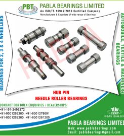 Needle Roller Bearings automobile ball bearings, Ball Racer Kit , Handle Bearing, Suspension Kit manufacturers exporters in Ludhiana Punjab india  +91-9501268200, +91-9501278691 https://www.pablabearings.com