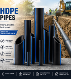 HDPE Pipe for Irrigation & Borewell | Price & Manufacturer India