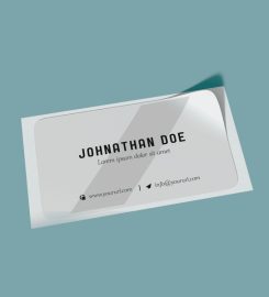 Visiting Card Stickers With Logo Printing Online