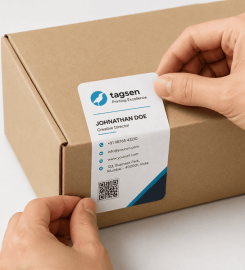 Visiting Card Stickers With Logo Printing Online