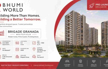 Brigade Granada Whitefield: Pre-Launch 2 & 3 BHK Homes